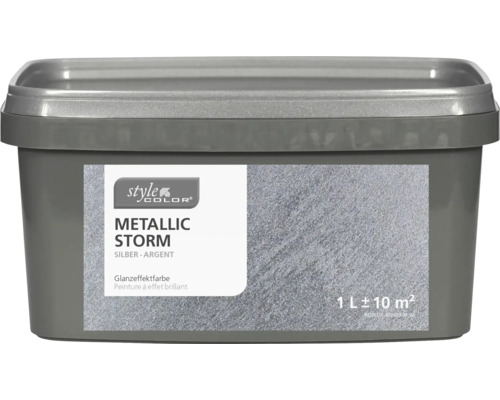 StyleColor METALLIC STORM Glanzeffektfarbe silber 1 l