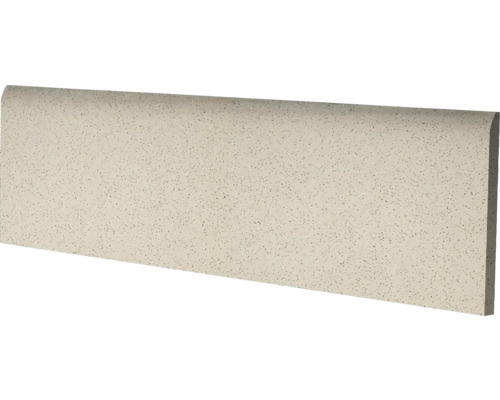 Feinsteinzeug Sockelfliese Starline 8x30 cm hellbeige matt Sockelleiste mit gesprenkelter Oberfläche