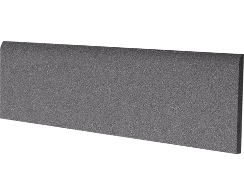 Feinsteinzeug Sockelfliese Starline 8x30 cm anthrazit matt Sockelleiste