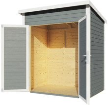 Gerätehaus Bertilo Timmo 1 mit Fußboden 189x137 cm silbergrau-thumb-14 Gerätehaus Bertilo Timmo 1 mit Fußboden 189x137 cm silbergrau-thumb-14