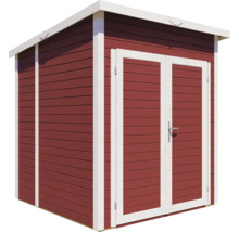 Gerätehaus aus Holz mit Doppeltür