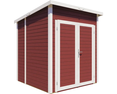 Gerätehaus aus Holz mit Doppeltür