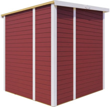 Gartenhaus aus Holz mit horizontaler Verkleidung