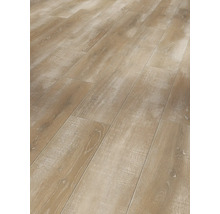 Nahaufnahme von Laminatboden mit Holzstruktur
