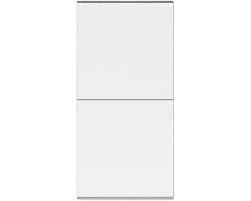 Frontansicht eines Küchenschranks mit zwei Schubladen