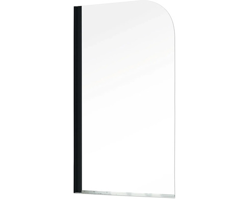 Duschwand aus Glas mit Rahmen