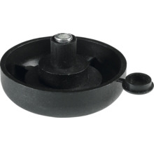 Möbelgleiter mit Innenverstellung Ø 50 x 19 mm Kunststoff schwarz bis 40 kg