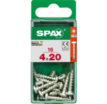 Spax Universalschraube Torx T20, Halbrundkopf, 4x20 mm, 16 Stück
