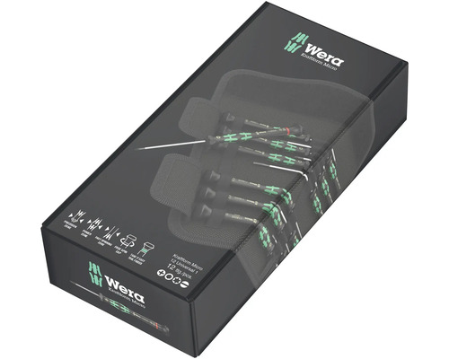 Wera Kraftform Micro Schraubendrehersatz in Verpackung