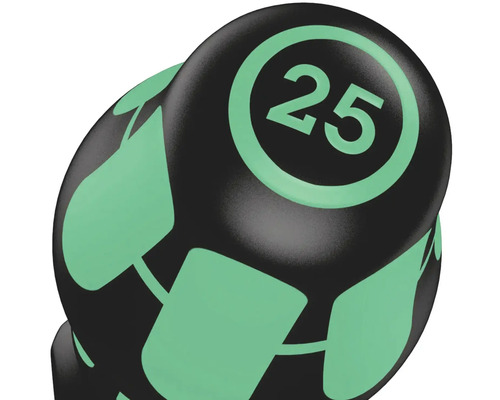 Kugelgewicht mit der Zahl 25