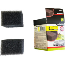 Aquael Media Set mit Filterschwamm und Produktverpackung