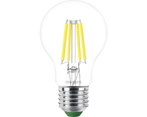 LED-Lampe Filament dimmbar A60 E27 / 2,3 W ( 40 W ) klar 485 lm 4000 K neutralweiß Klare LED Lampe mit E27 Sockel