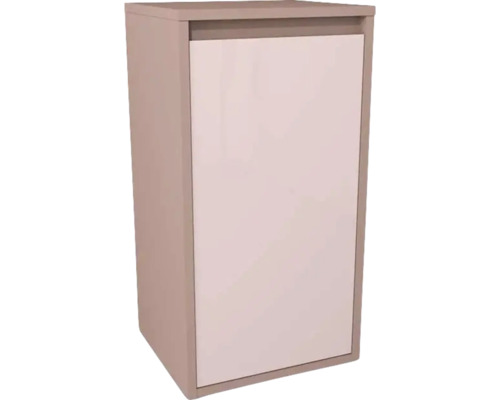 Midischrank Devo Cristal 2.0 40x76x35 cm mit Wäschekipper rose