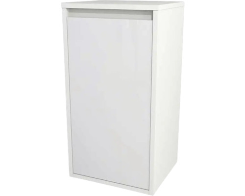 Midischrank Devo Cristal 2.0 40x76x35 cm Anschlag links weiß