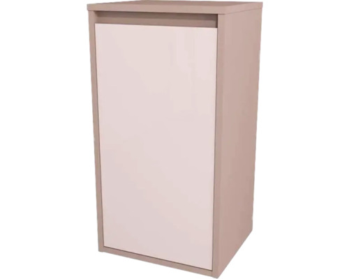 Midischrank Devo Cristal 2.0 40x76x35 cm Anschlag links rose