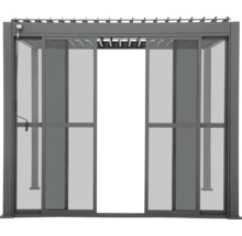 Pergola mit Schiebeelementen für den Außenbereich