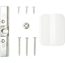 Fenstergetriebe mit Schrauben und Abdeckung