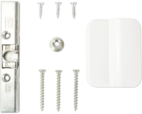 Fenstergetriebe mit Schrauben und Abdeckung