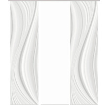 Drei Paneele mit gewelltem Design