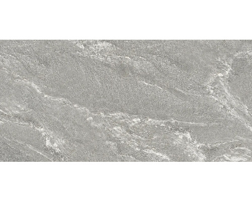 Feinsteinzeug Bodenfliese Form & Style Trento dark grey 30x60x0,74 cm Fliese mit Steinoptik
