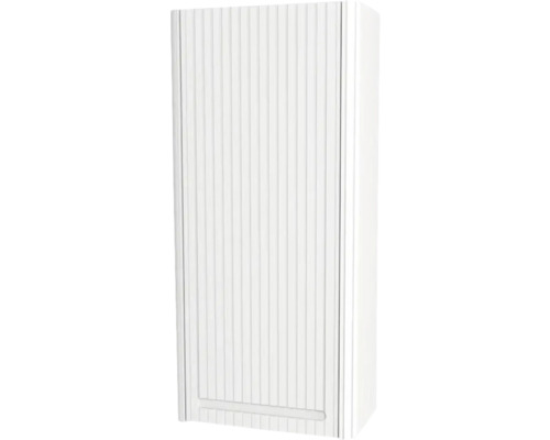 Hängeschrank Devo Gloria 2.0 40x86x21 cm Anschlag rechts Struktur weiß matt Schrank mit Rollladen