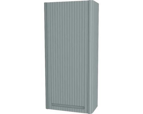Hängeschrank Devo Gloria 2.0 40x86x21 cm Anschlag rechts Struktur fjordgrün Rolloschrank mit vertikalen Lamellen