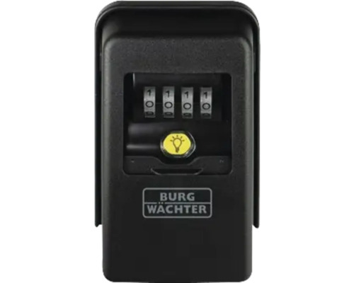 Schlüsseltresor Burg Wächter Key Safe 60 L mit leuchtenden Zahlenrollen, 85 x 136 x 50 mm, schwarz Schlüsseltresor Burg Wächter Key Safe 60 L mit leuchtenden Zahlenrollen, 85 x 136 x 50 mm, schwarz