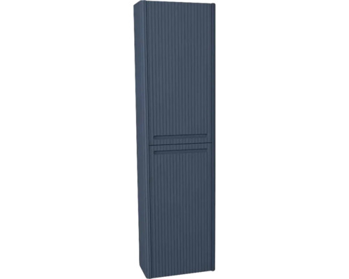 Hochschrank Devo Gloria 2.0 40x172x33 cm Anschlag rechts Struktur blau