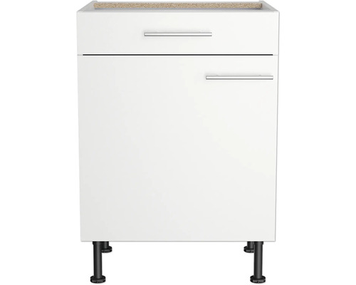 Unterschrank mit Schublade und Tür für den Küchen- oder Badezimmerbereich