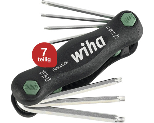 Pocket Star Schraubenzieher Wiha Torx 7-tlg Pocket Star Schraubenzieher Wiha Torx 7-tlg