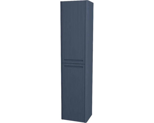 Hochschrank Devo Gloria 2.0 45x165x26 cm Anschlag links Struktur blau