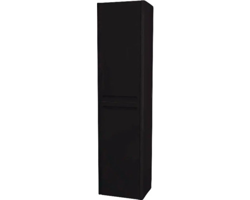 Hochschrank Devo Gloria 2.0 40x172x33 cm Anschlag links mit Wäschekipper glatt schwarz