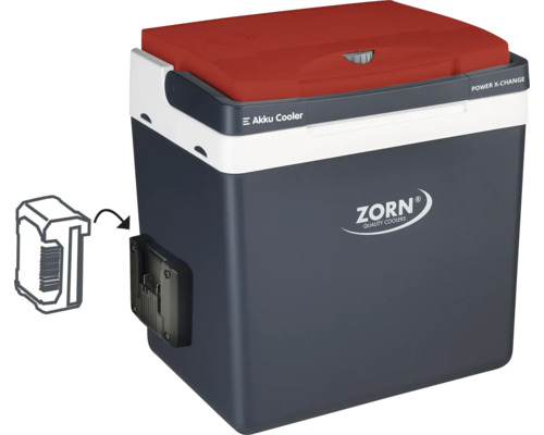 Zorn Akku Kühlbox mit Montage für einen Akku