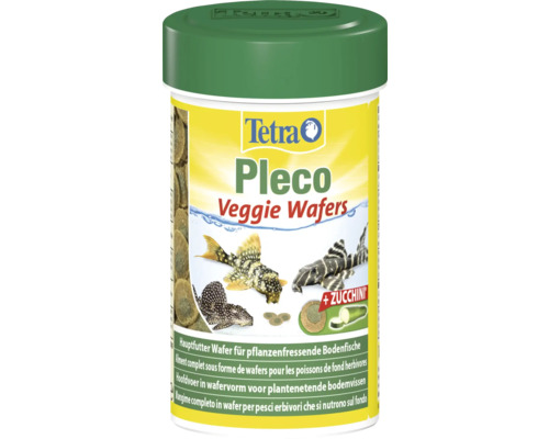 Tetra Pleco Veggie Wafers Fischfutter für pflanzenfressende Bodenfische