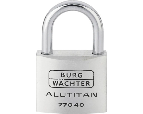 Vorhängeschloss aus Aluminium Titan