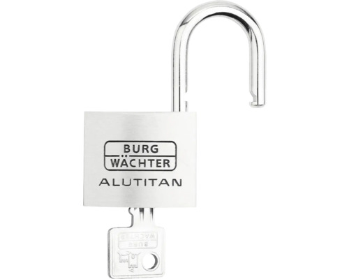 Burg Wächter Alutitan Vorhängeschloss mit Schlüssel
