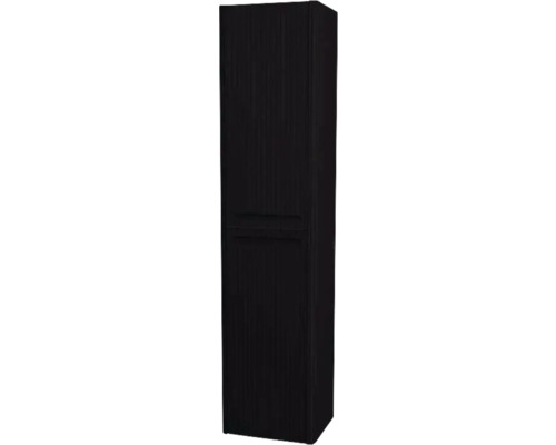 Hochschrank Devo Gloria 2.0 40x172x33 cm Anschlag links mit Wäschekipper Struktur schwarz