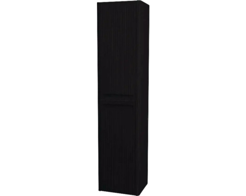 Hochschrank Devo Gloria 2.0 40x172x33 cm Anschlag links Struktur schwarz