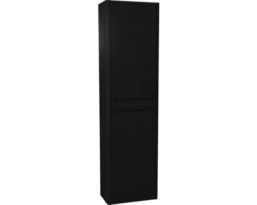 Hochschrank Devo Gloria 2.0 45x165x26 cm Anschlag links glatt schwarz