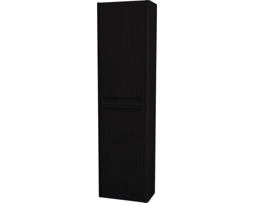 Hochschrank Devo Gloria 2.0 45x165x26 cm Anschlag rechts glatt schwarz