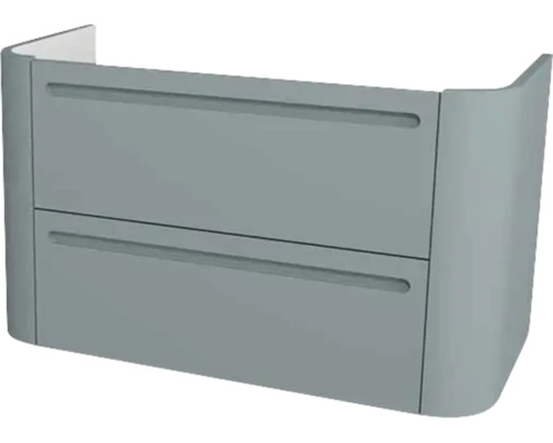 Waschbeckenunterschrank Devo Gloria 2.0 86x50x42 cm ohne Waschbecken fjordgrün Waschbeckenunterschrank mit zwei Schubladen