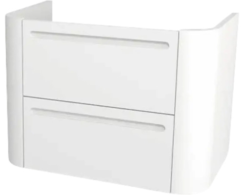 Waschbeckenunterschrank Devo Gloria 2.0 70x50x42 cm ohne Waschbecken weiß matt Waschbeckenunterschrank mit zwei Schubladen für das Badezimmer