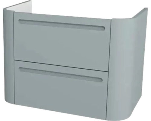 Waschbeckenunterschrank Devo Gloria 2.0 70x50x42 cm ohne Waschbecken fjordgrün Waschtischunterschrank mit zwei Schubladen für das Badezimmer