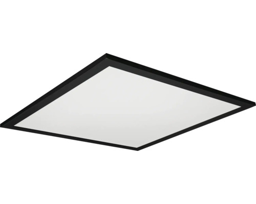 LED Deckenleuchte Smart Panel Ledvance 28 W mit Backlight, einstellbares Weiß RGB 1-flammig WIFI IP 20 schwarz ( 4058075650251 )