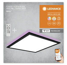 LED Deckenleuchte Smart Panel Ledvance 28 W mit Backlight, einstellbares Weiß RGB 1-flammig WIFI IP 20 schwarz ( 4058075650251 )-thumb-5 LED Deckenleuchte Smart Panel Ledvance 28 W mit Backlight, einstellbares Weiß RGB 1-flammig WIFI IP 20 schwarz ( 4058075650251 )-thumb-5