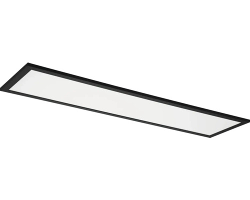 LED Deckenleuchte Smart Panel Ledvance 30 W mit Backlight, einstellbares Weiß RGB 1-flammig WIFI IP 20 schwarz ( 4058075650299 )