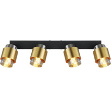 Strahler/Spot/Fluter Globo MILLEY E27 40 W 4-flammig IP 20 schwarz ( 15560-4 )-thumb-0 Strahler/Spot/Fluter Globo MILLEY E27 40 W 4-flammig IP 20 schwarz ( 15560-4 )-thumb-0