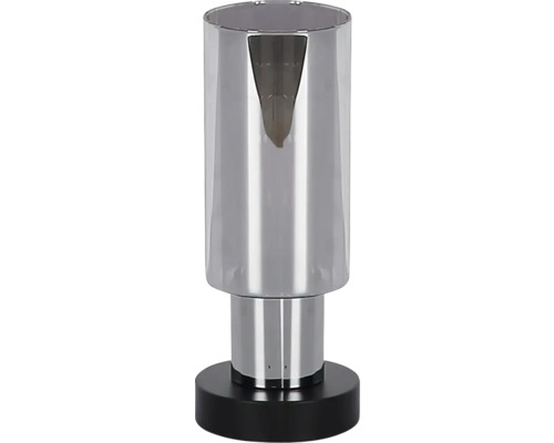 Metall Tischleuchte mit schwarzem Sockel