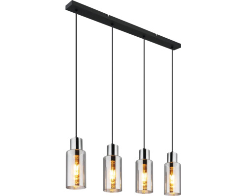 Hängelampe mit vier Gläsern