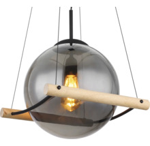 Pendelleuchte Globo LEONA E27 15 W 1-flammig IP 20 schwarz ( 15883H )-thumb-2 Pendelleuchte Globo LEONA E27 15 W 1-flammig IP 20 schwarz ( 15883H )-thumb-2